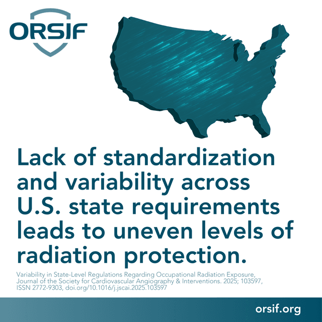 Message: lack of standardization and variability across US state requirements leads to uneven levels of radiation protection.